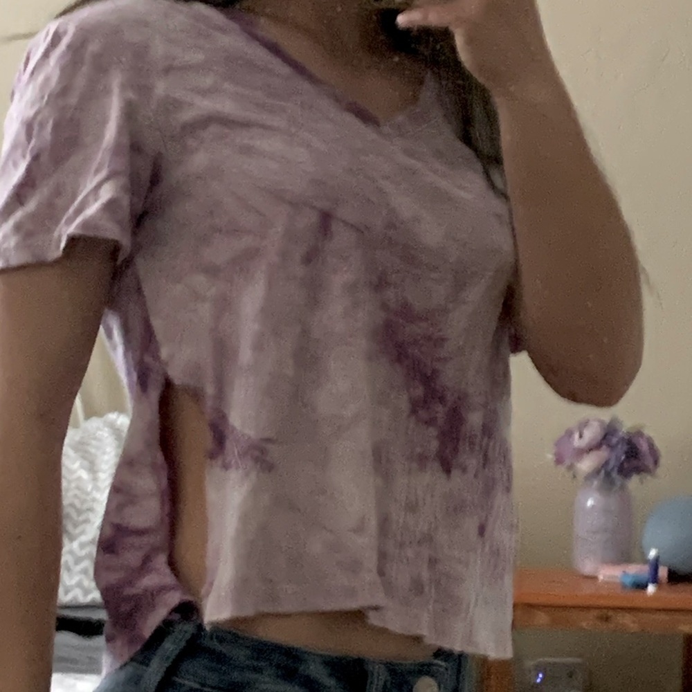 Purple Tye Dye Shirt